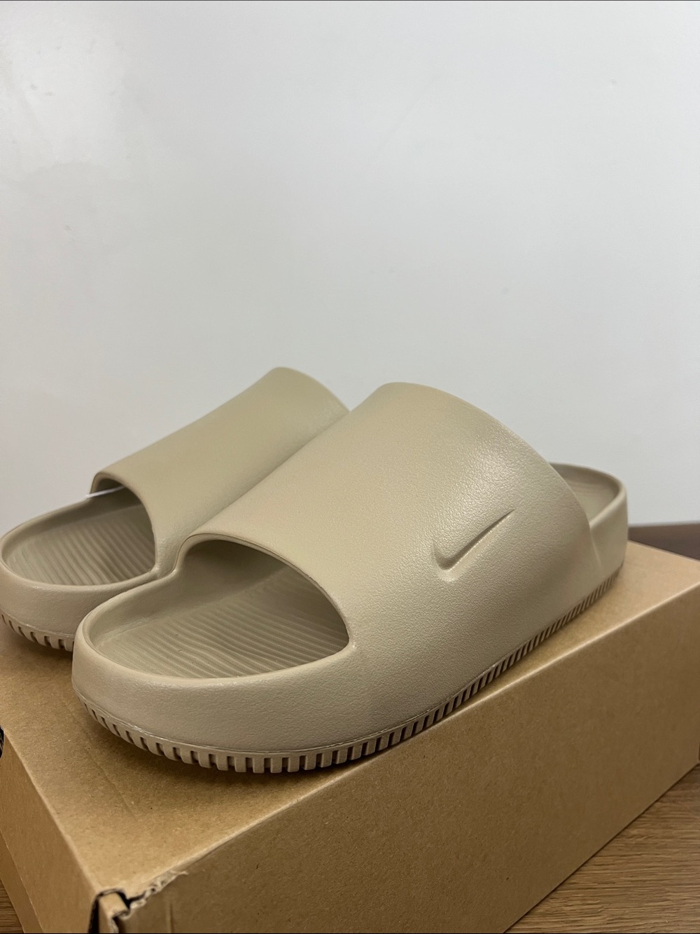Nike Calm Slide Men’s Size 12 Beige FD4116-201 - Picture 5 of 10